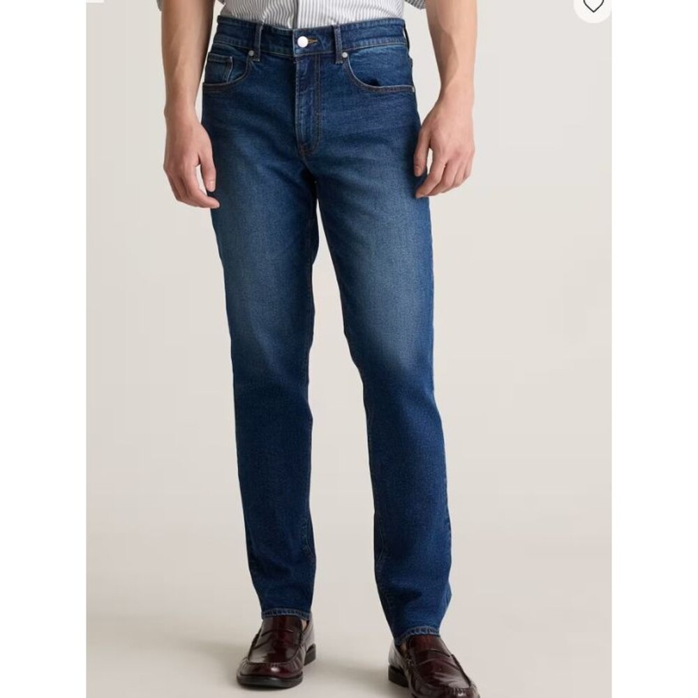 Quince Warren Stretch Straight Jeans Dusk Blue 31x30 NWOT